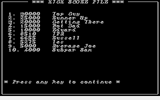 PileUp atari screenshot